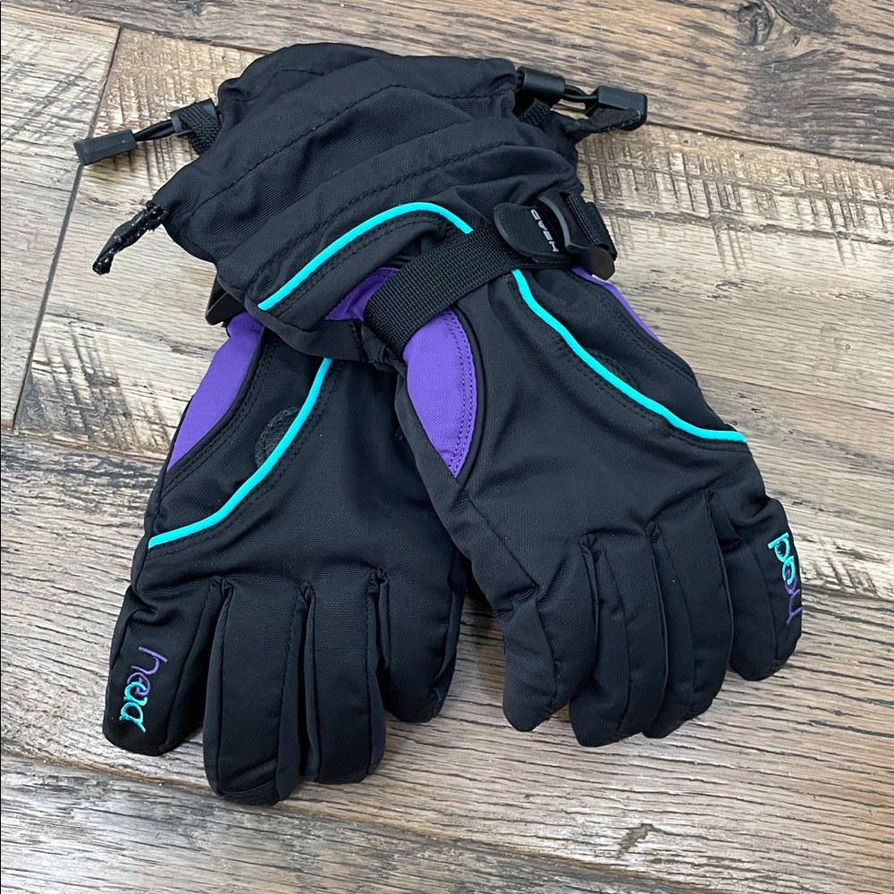 Head waterproof snow gloves girl 8-12